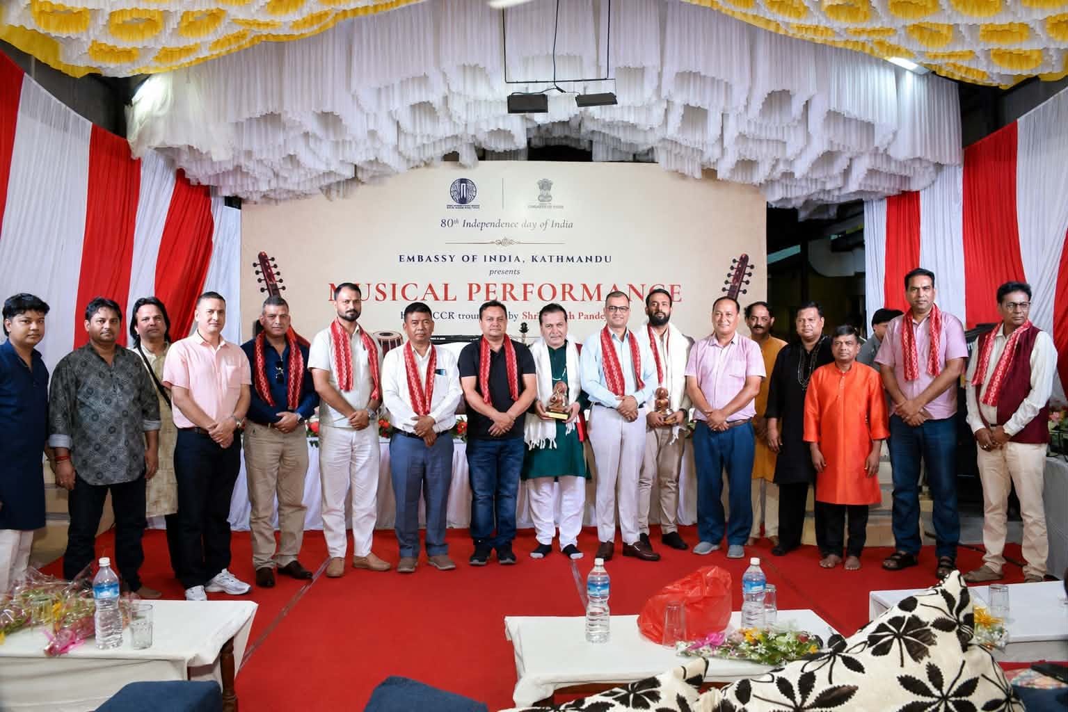 कपिलवस्तुमा भारतको ८०औँ स्वतन्त्रता दिवसको अवसरमा भव्य सांगीतिक उत्सव